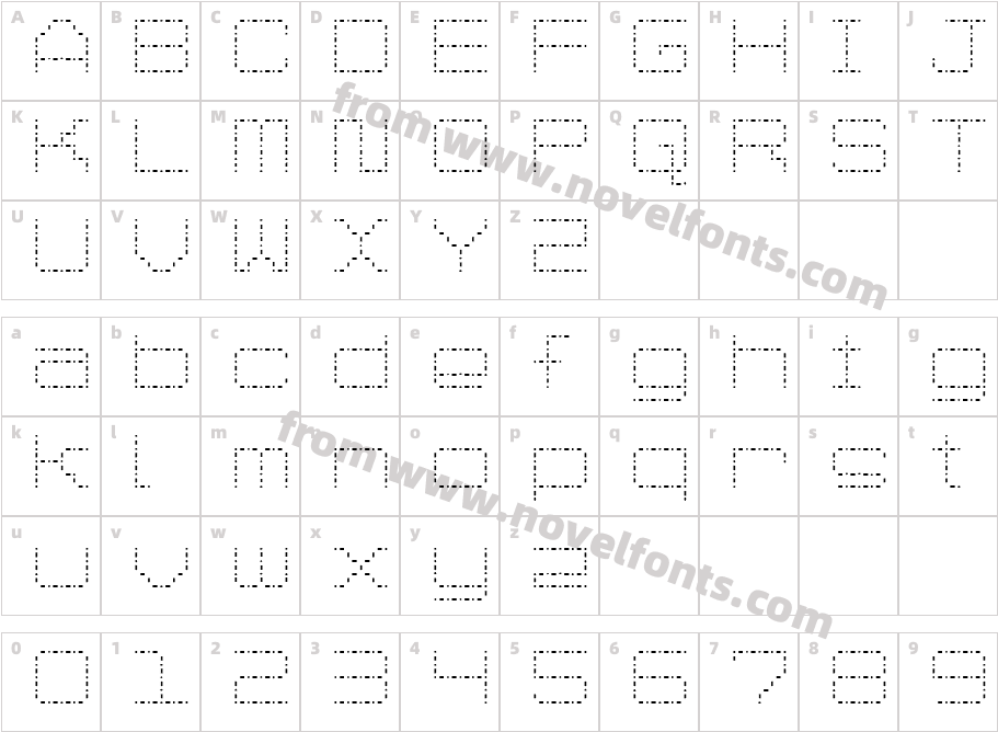 Spot MatrixCharacter Map