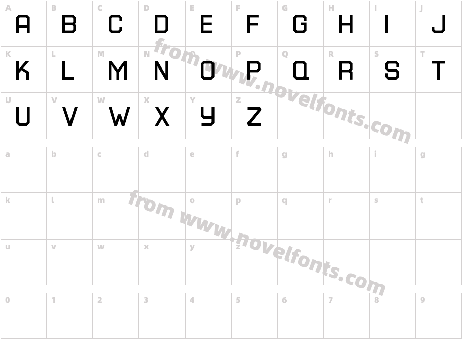 Square40Character Map