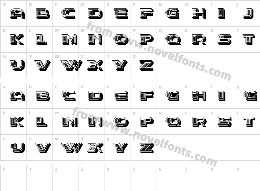 Stage Oriental ExtrudedCharacter Map