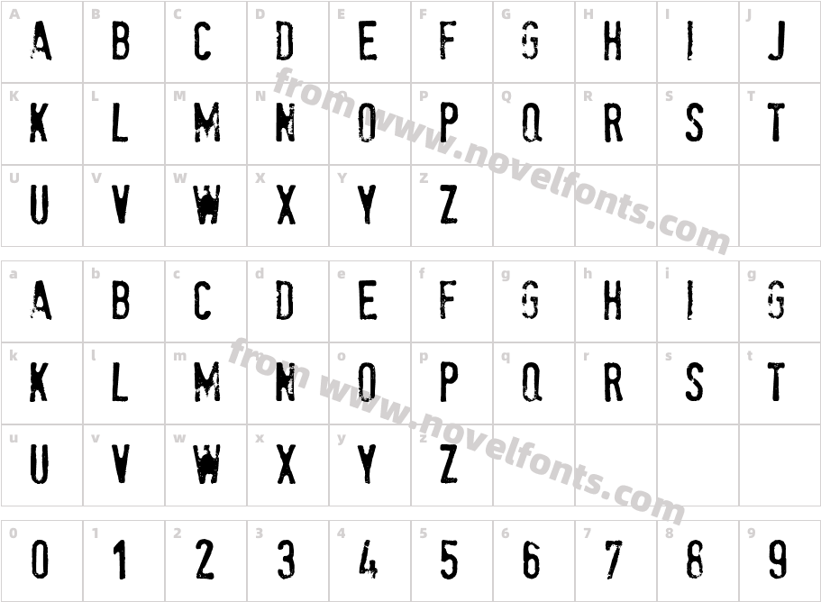 StamPeteCharacter Map