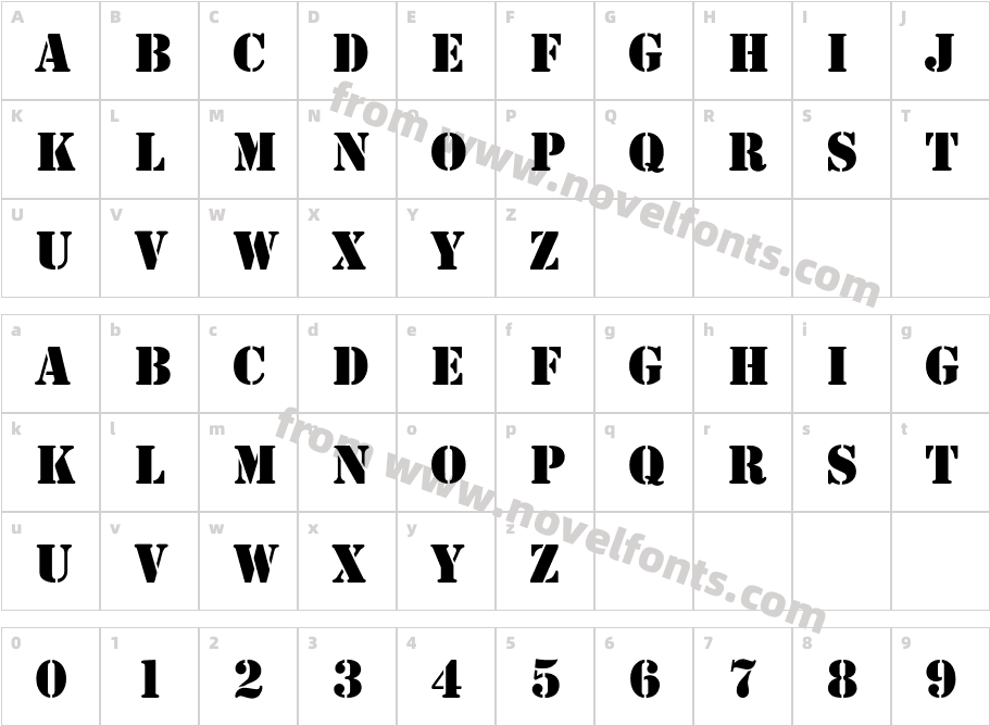 Stamp-NormalCharacter Map