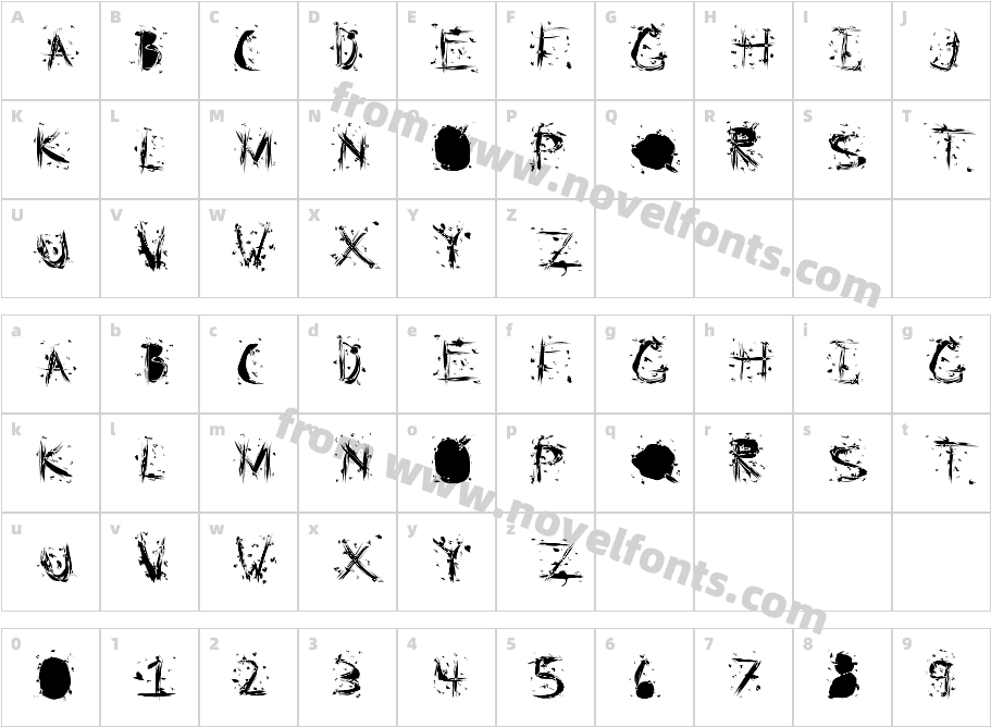 Static Cling StaticCharacter Map