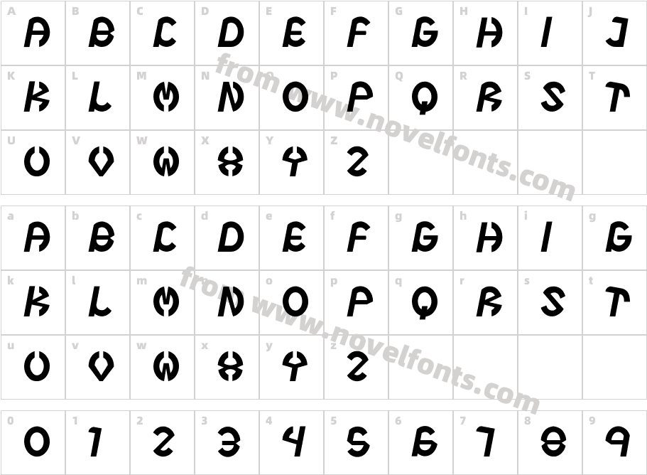 Steel Boy__GCharacter Map