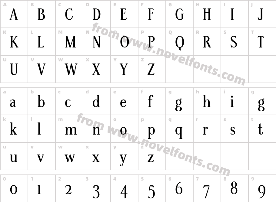 SteppITCStd-BoldCharacter Map