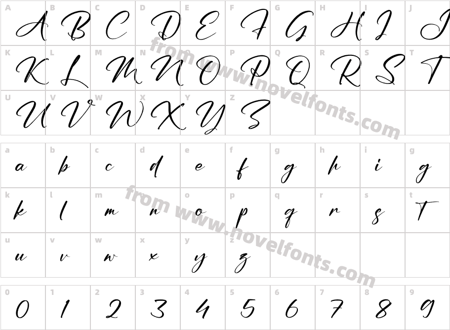 Australia CustomCharacter Map