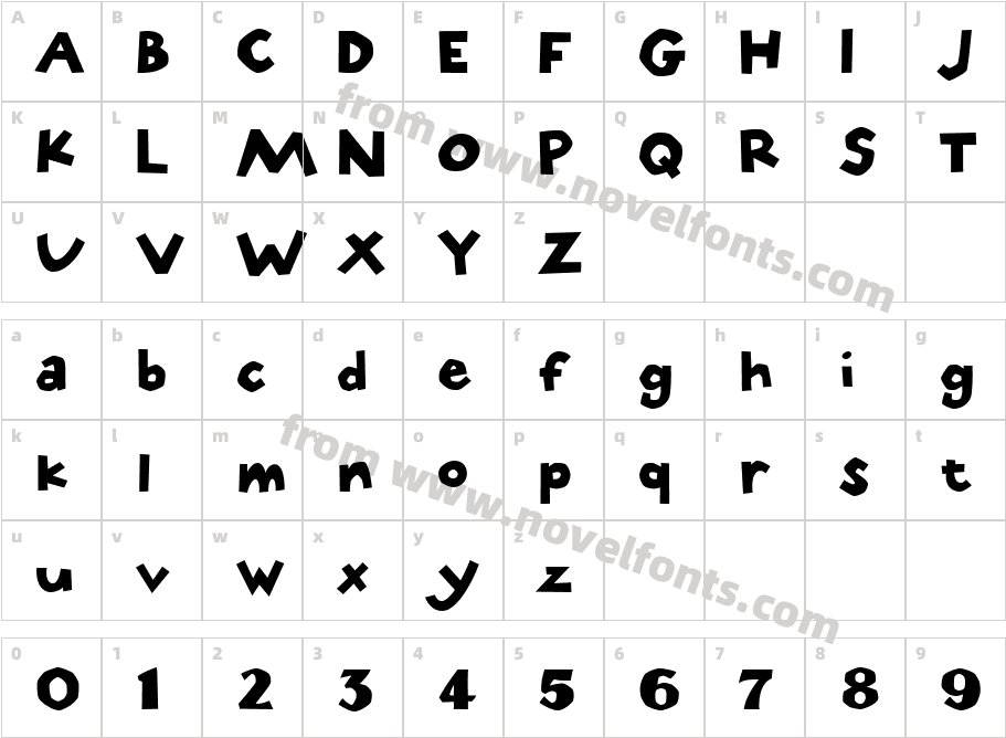 Stone HingeCharacter Map