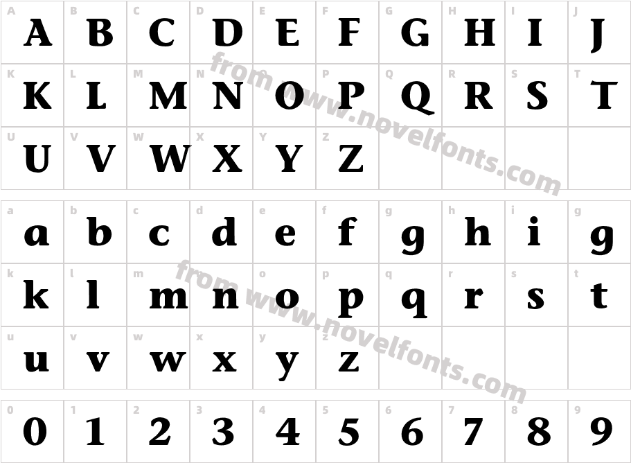 Stone InfCharacter Map