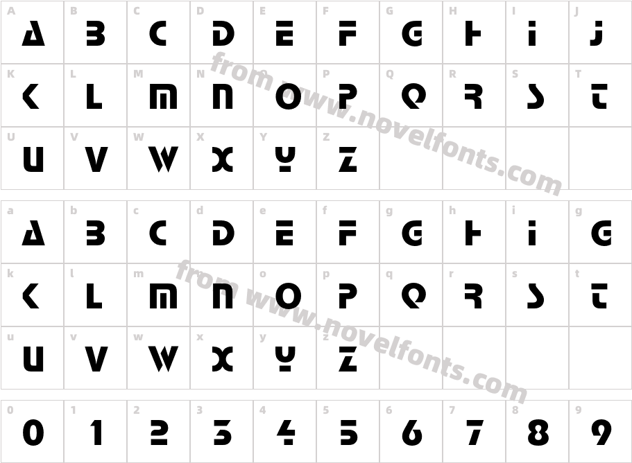 StopEFCharacter Map