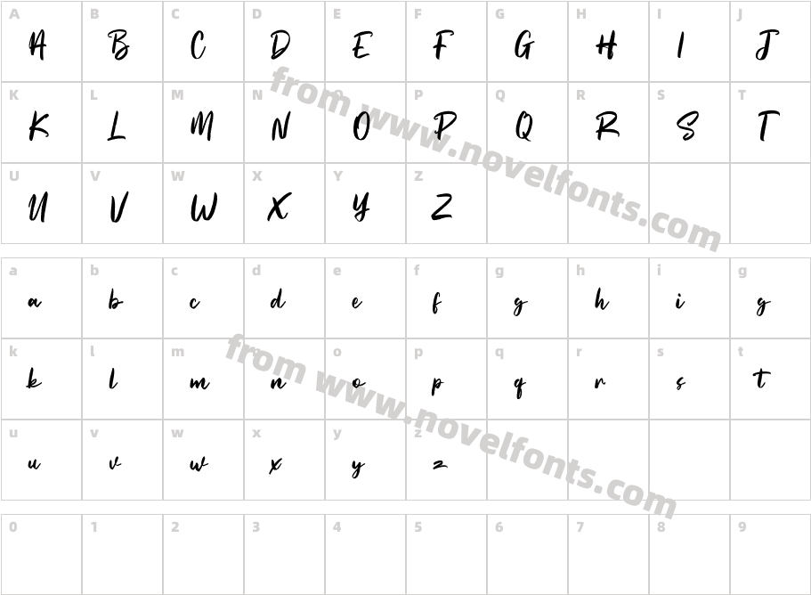 Straightfast Free RegularCharacter Map