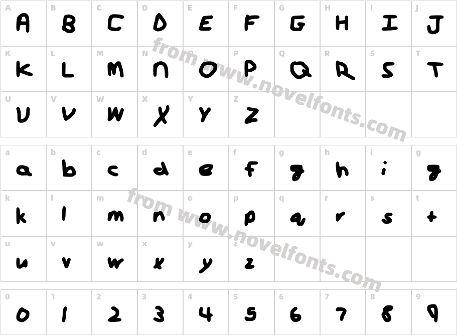 StrikeAPoseCharacter Map