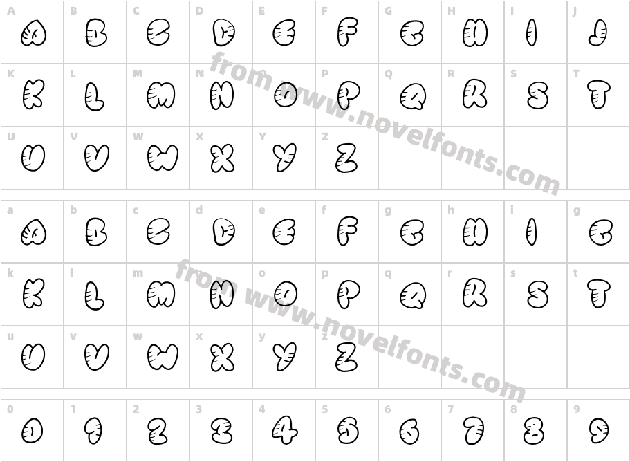 StrippedRoundedCharacter Map