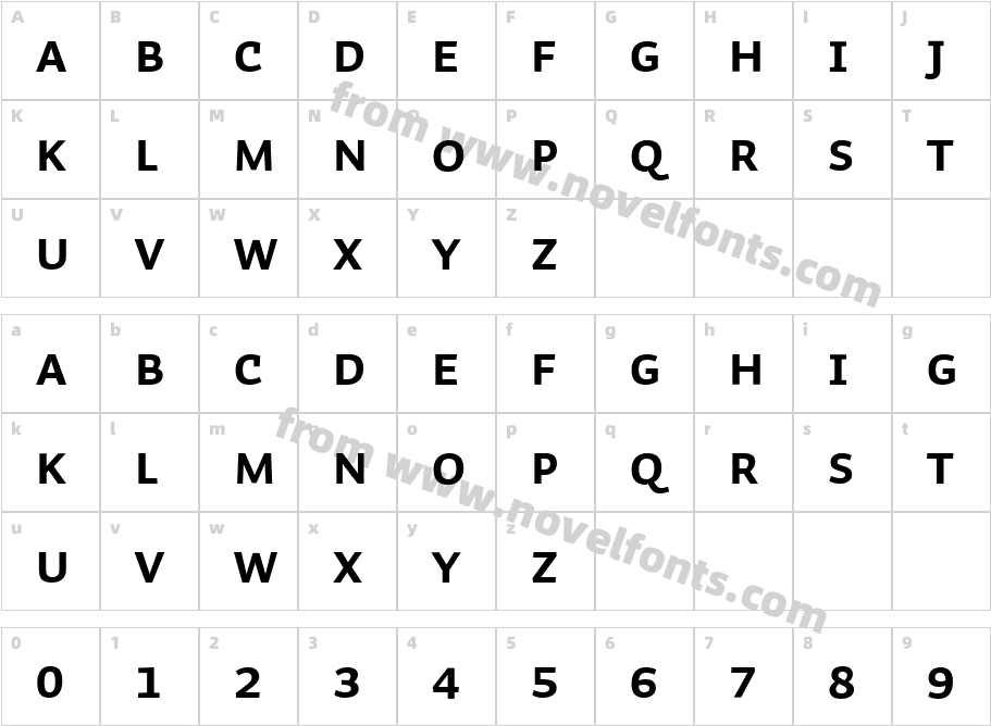 Auto1-BoldSmCpCharacter Map