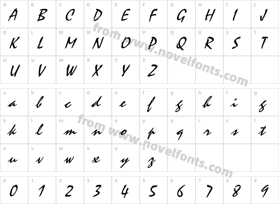 Stucco ItalicCharacter Map