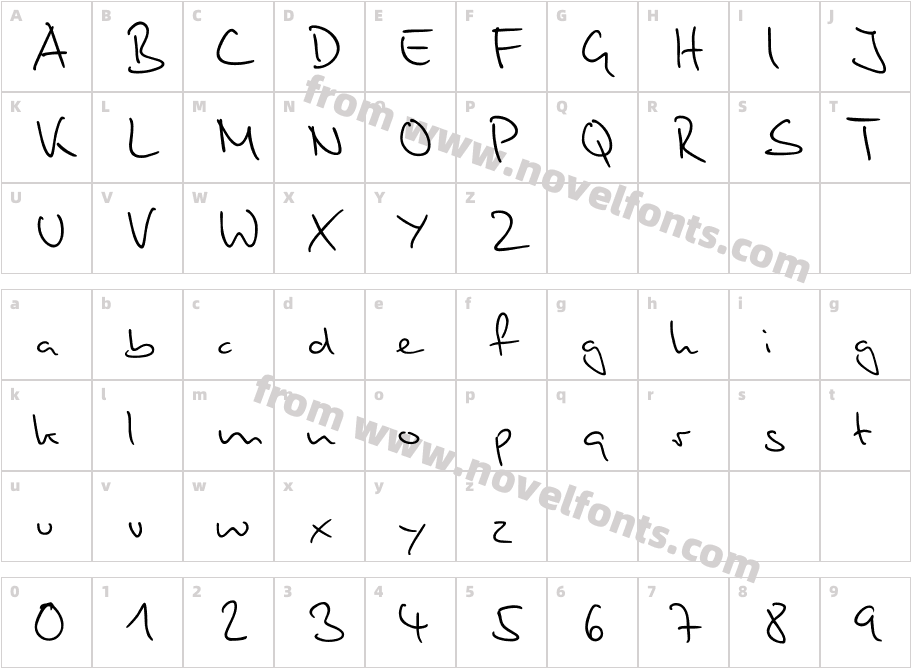 StylographCharacter Map