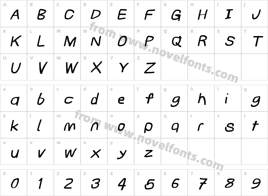 SubtitleCharacter Map