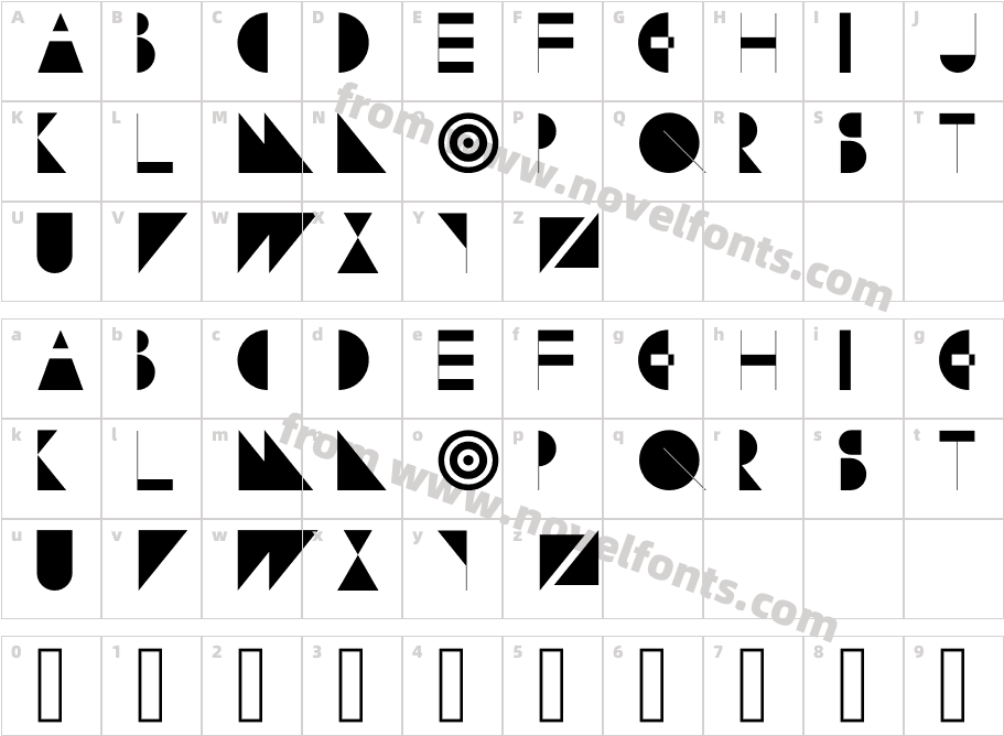 Subversion DisplayCharacter Map