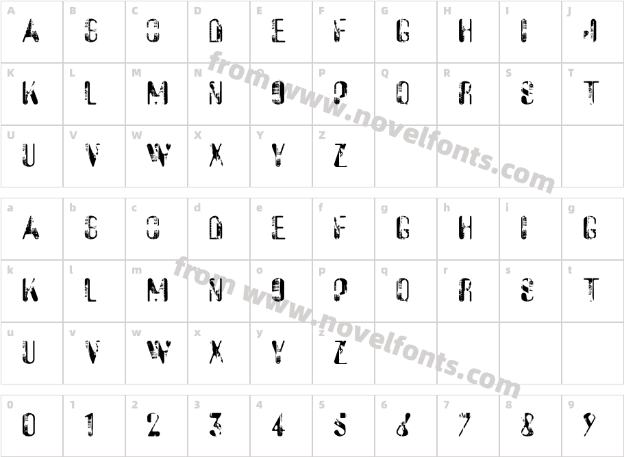 Sucata SpacialCharacter Map