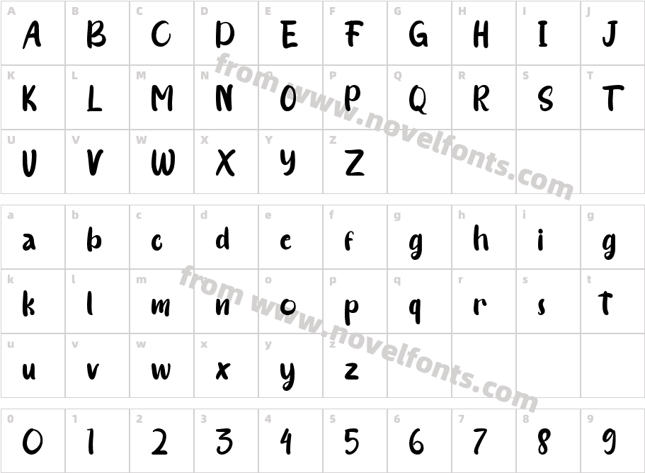 SuganoCharacter Map