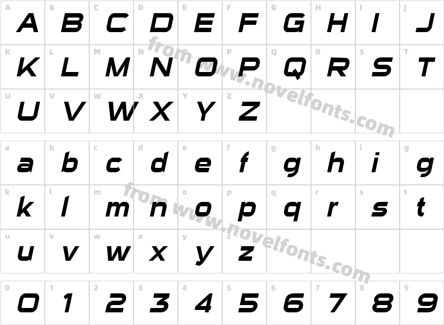 Sui GenerisCharacter Map