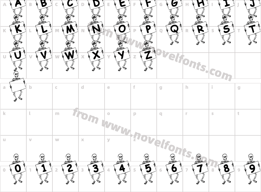 Summer's Hallo 1Character Map