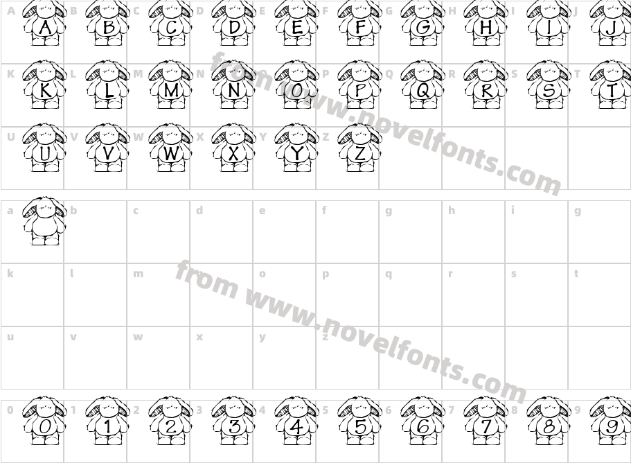 Summer's RabbitCharacter Map