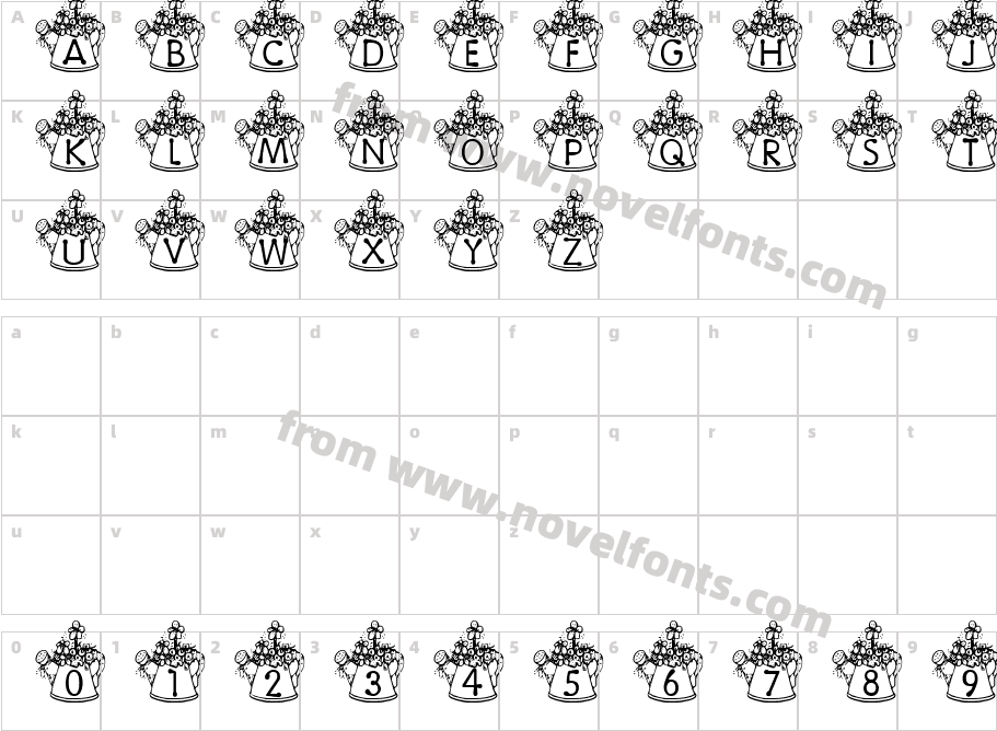 Summer's Watering CanCharacter Map