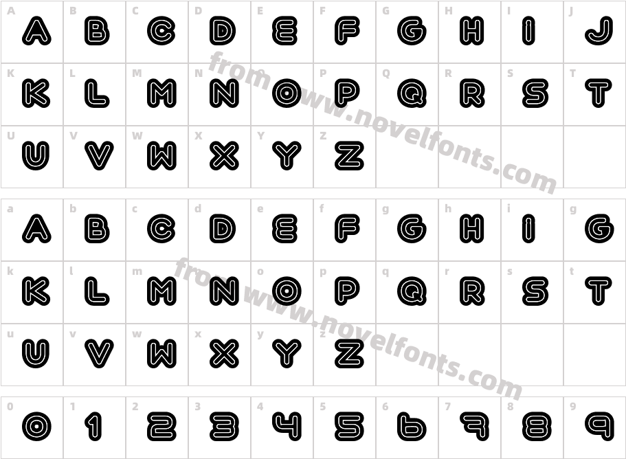 AutomaniaCharacter Map