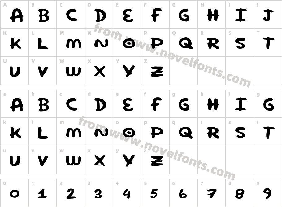 SuperRoundCharacter Map