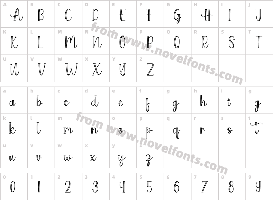 AutumnGardenRegularCharacter Map