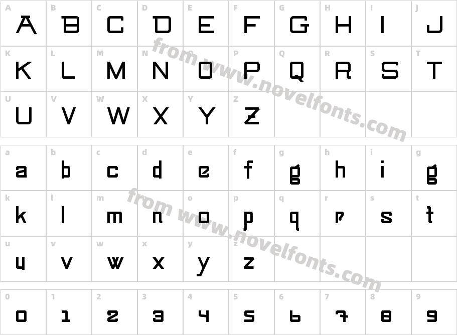 SwingarmYori-ThickCharacter Map