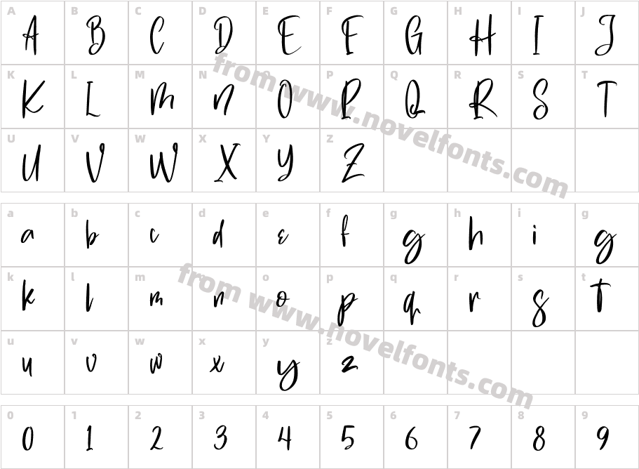 Swite BrushCharacter Map