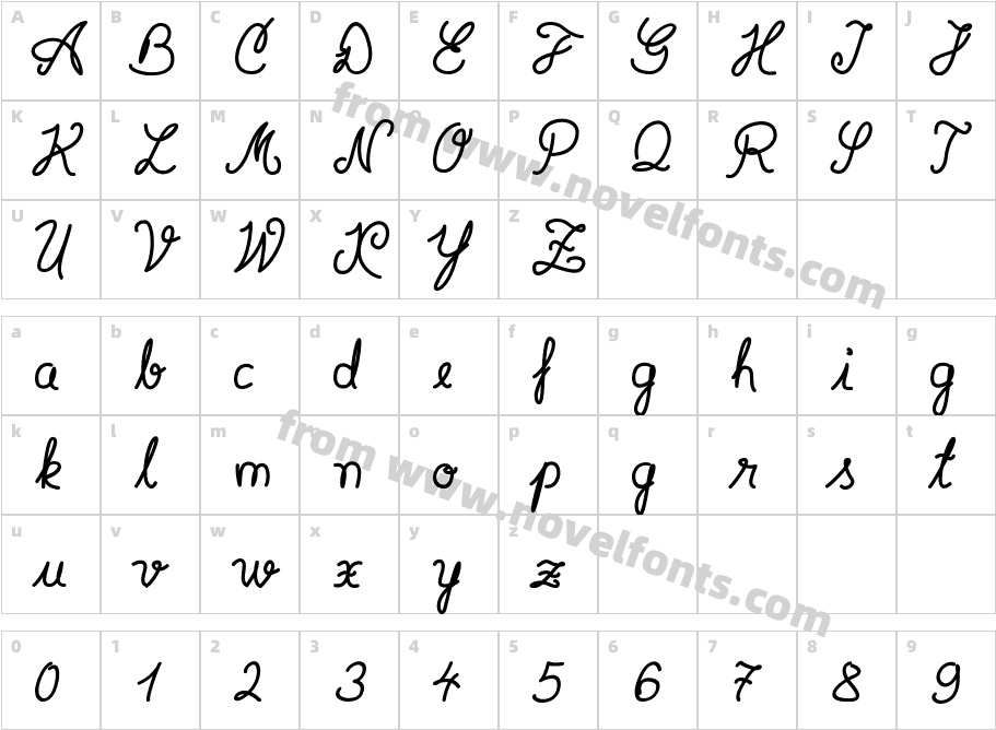 Syera InLineCharacter Map