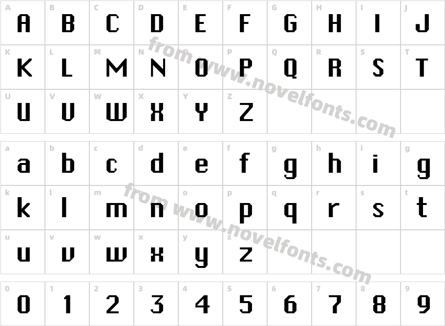 Systematic JCharacter Map