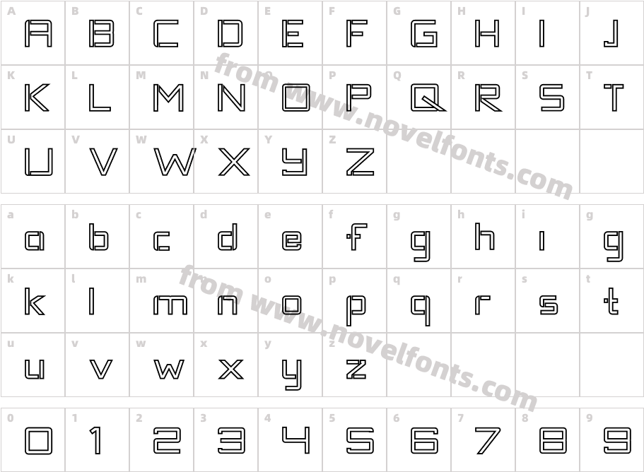 TANTRA OutlineCharacter Map