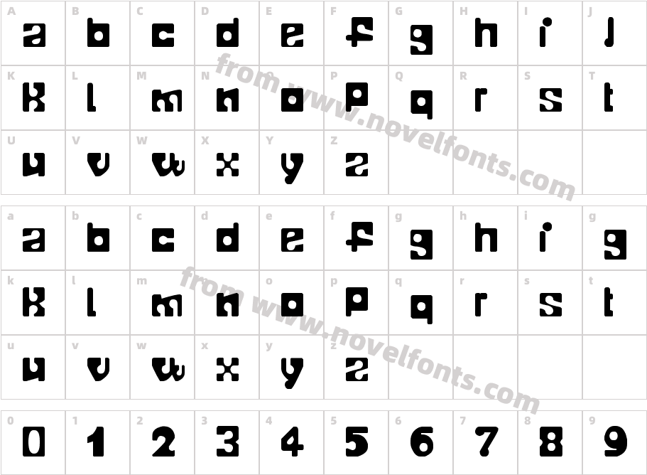 TELOPONECharacter Map