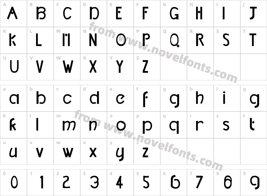 TM DCC NormalCharacter Map