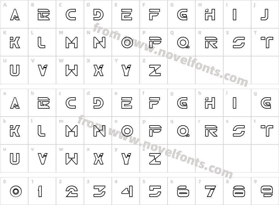 TR2NCharacter Map