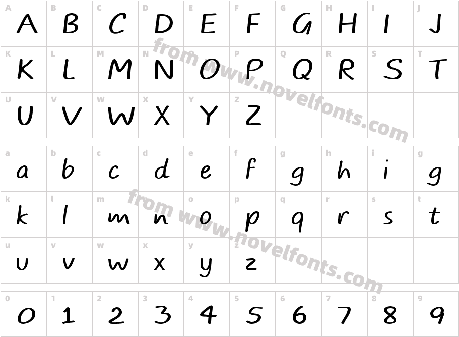 TYPO COMICS Light DEMOCharacter Map