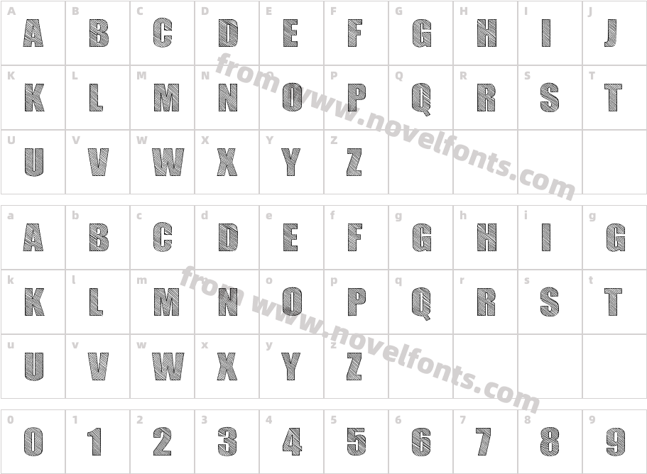 TYPO SKETCH DEMOCharacter Map