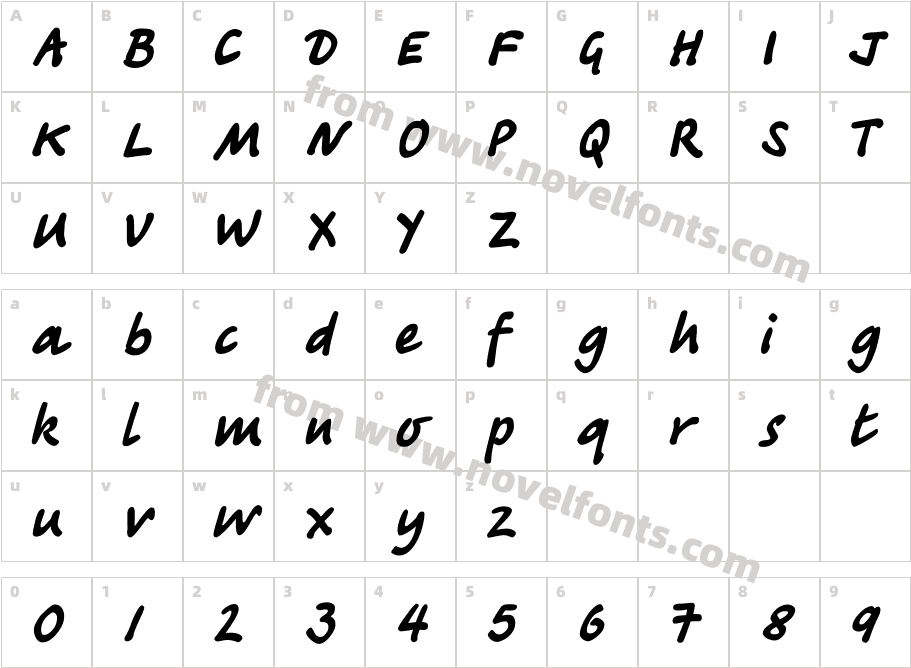 TagirCTTCharacter Map