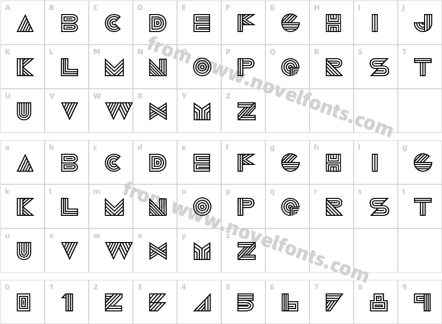 TalieCharacter Map