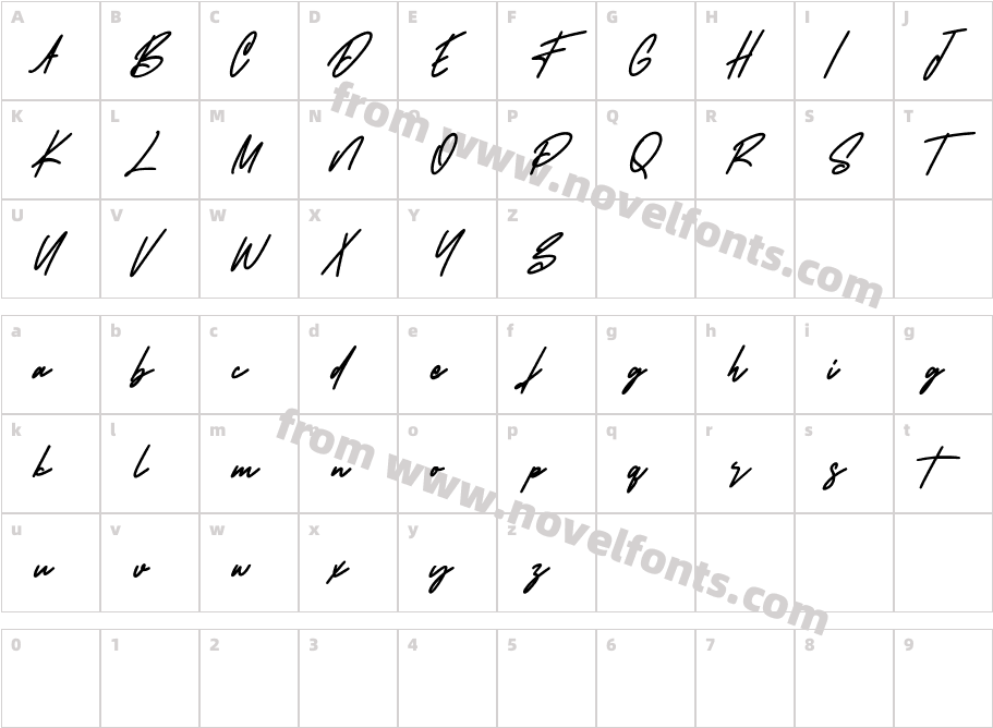 Tarboots Free RegularCharacter Map