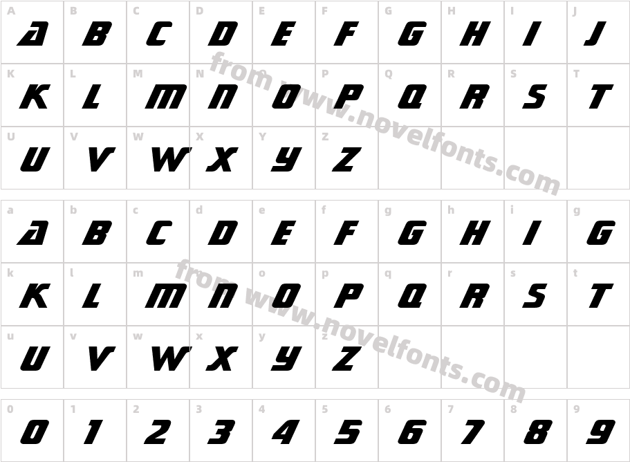 241-CAI978Character Map