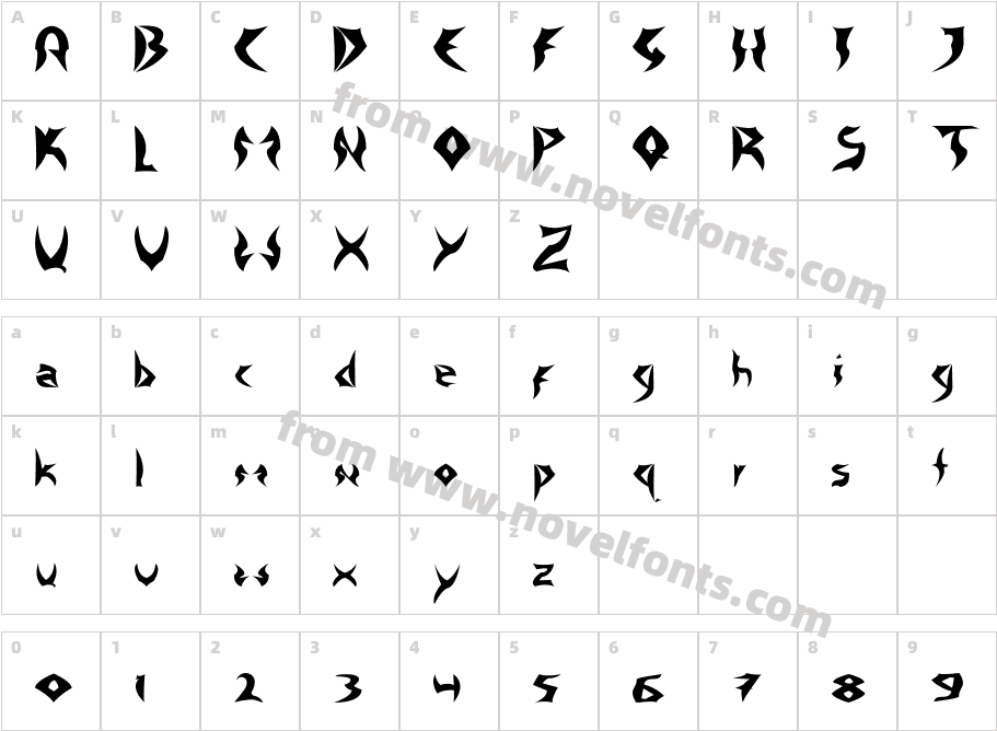 TattooheavyCharacter Map