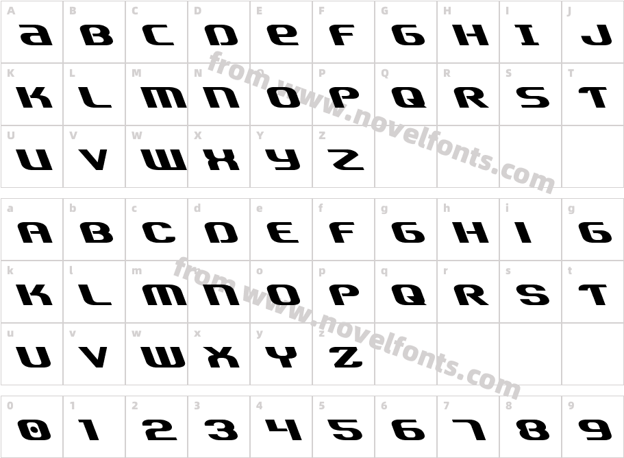 Team America LeftalicCharacter Map