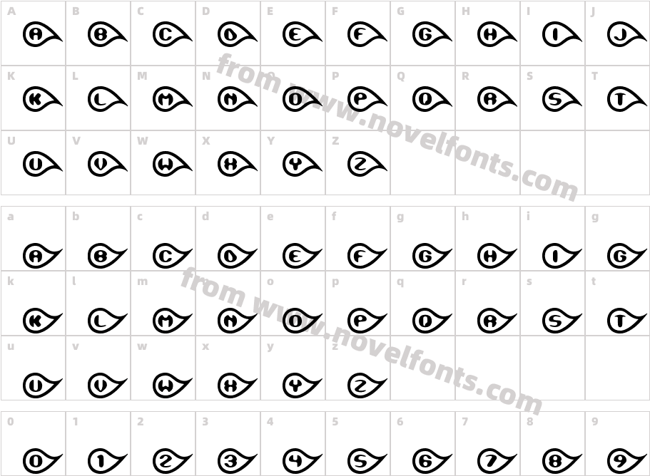 Tearful (BRK)Character Map