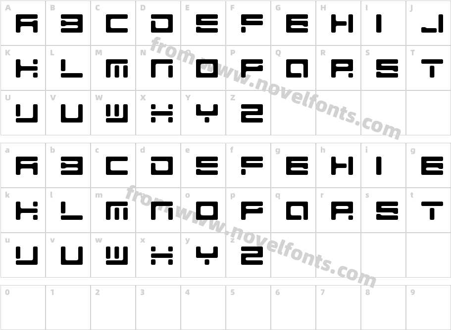 TeioCharacter Map