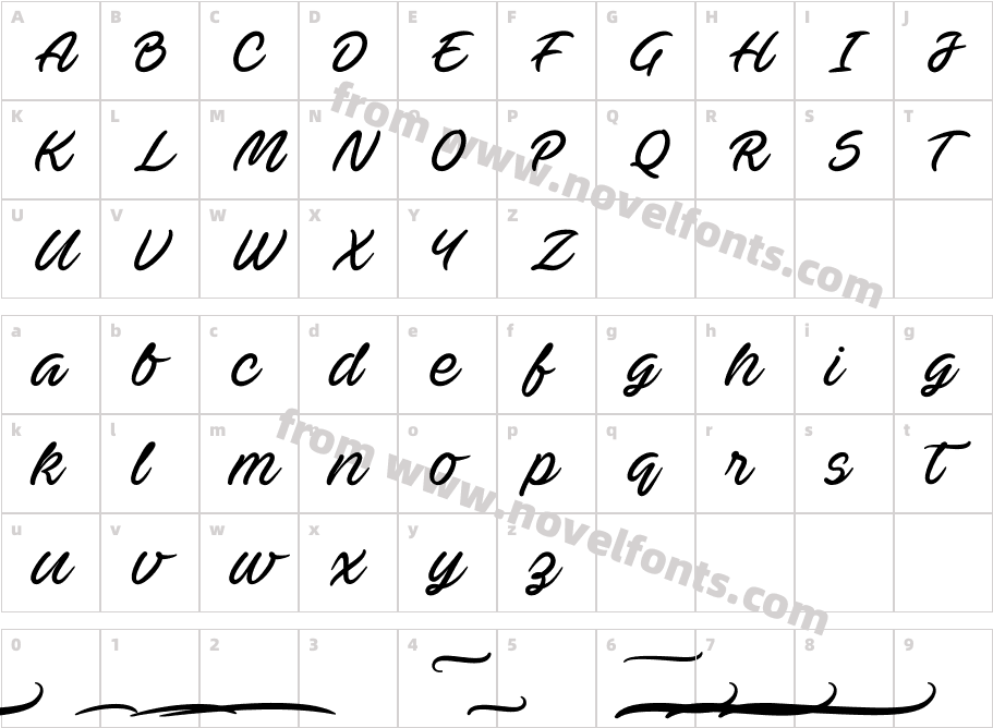 Ave Betwan PERSONAL USE ONLYCharacter Map