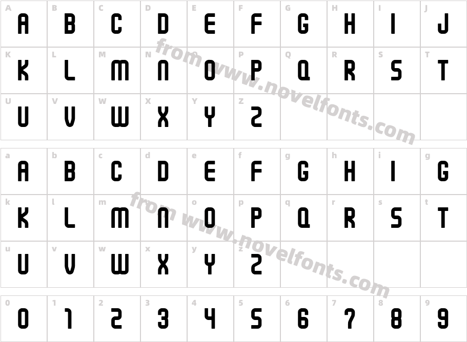 TekutekuALCharacter Map