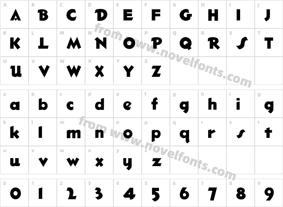 TelestompCharacter Map